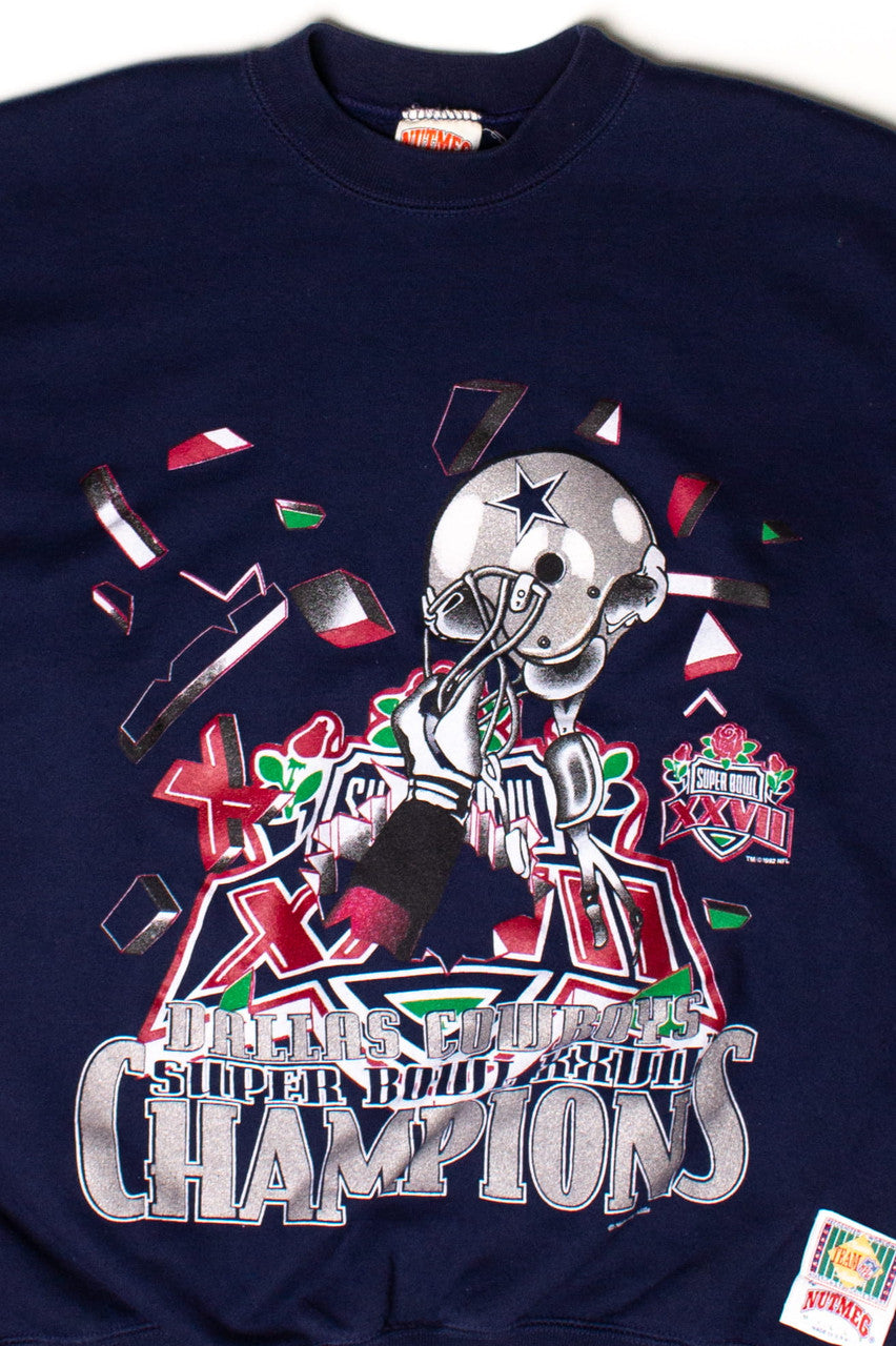 Vintage Dallas Cowboys Super Bowl XXVII Champions Sweatshirt (1993)