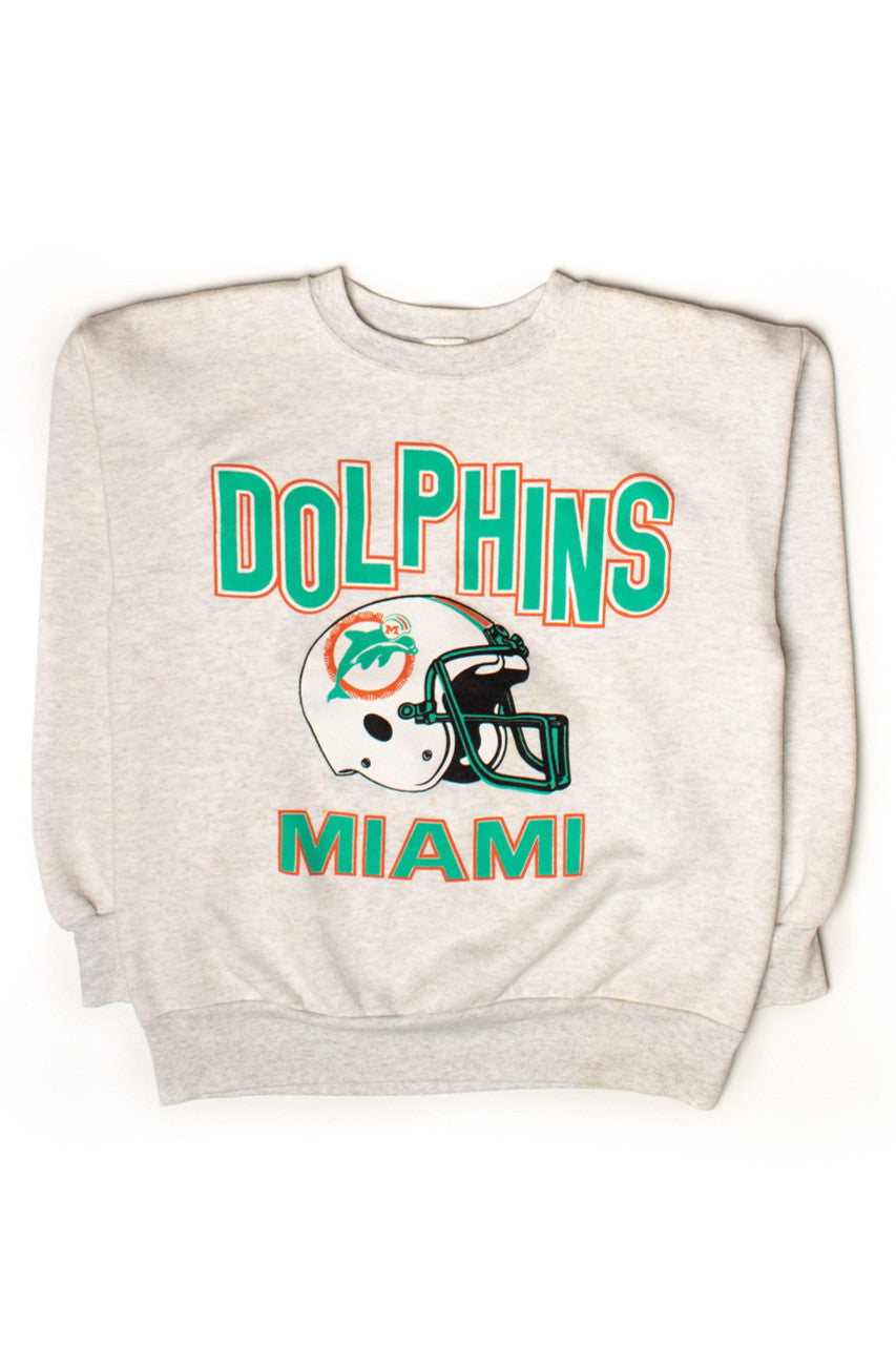 Vintage Miami Dolphins Helmet Sweatshirt (1990s)