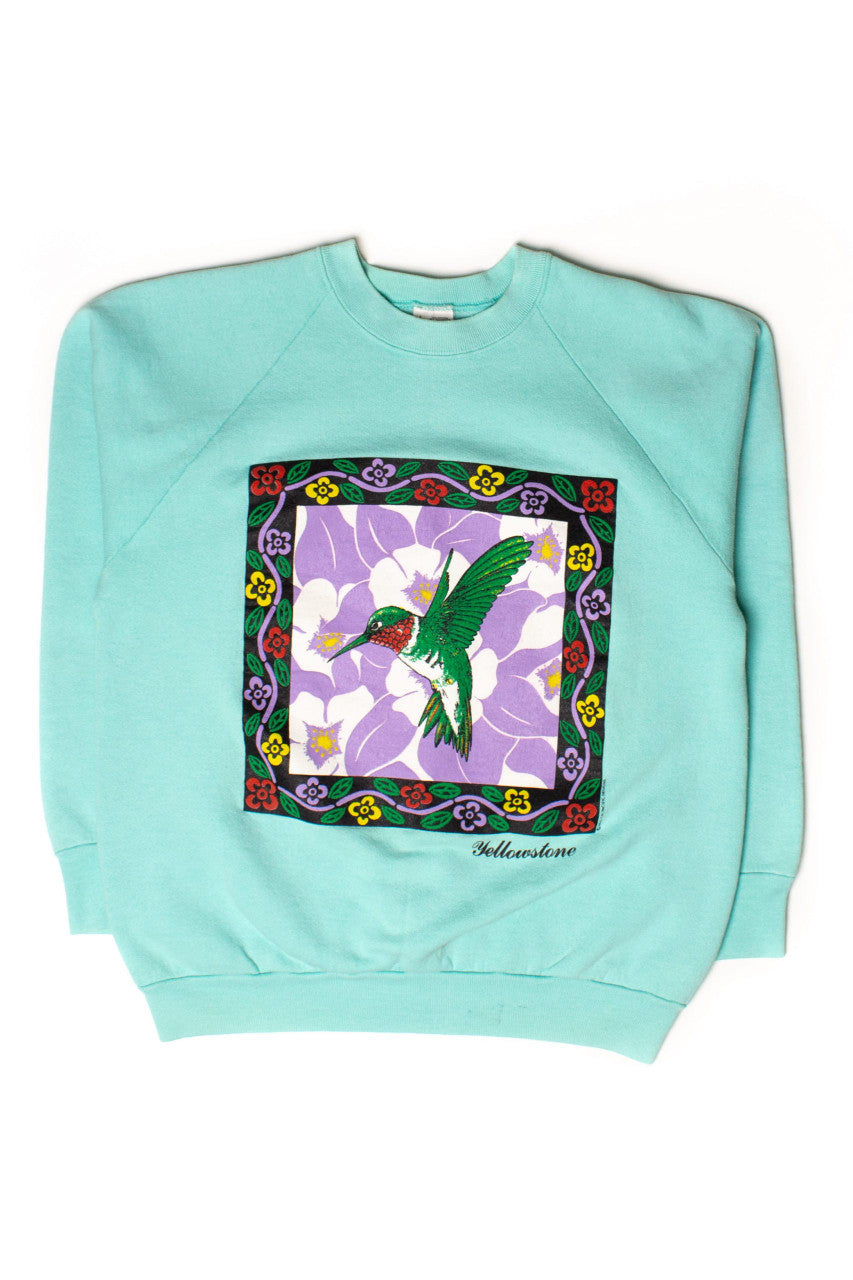 Vintage Yellowstone Hummingbird Sweatshirt (1990)