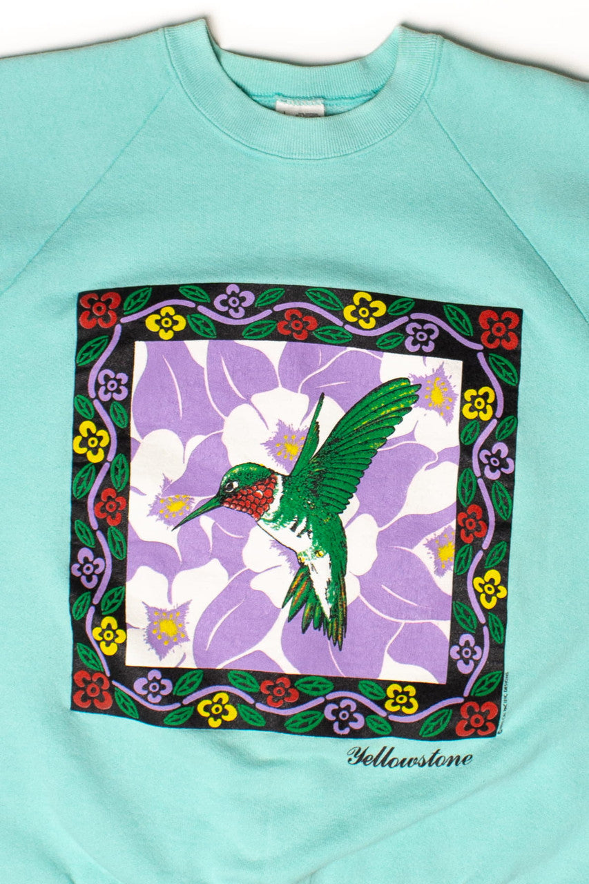 Vintage Yellowstone Hummingbird Sweatshirt (1990)