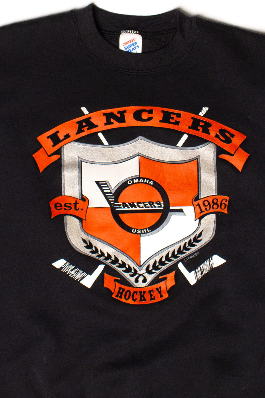Vintage Omaha Lancers Hockey Sweatshirt (1993)