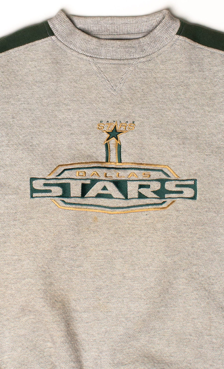 Vintage Dallas Stars Waffled Sweatshirt (1990s)