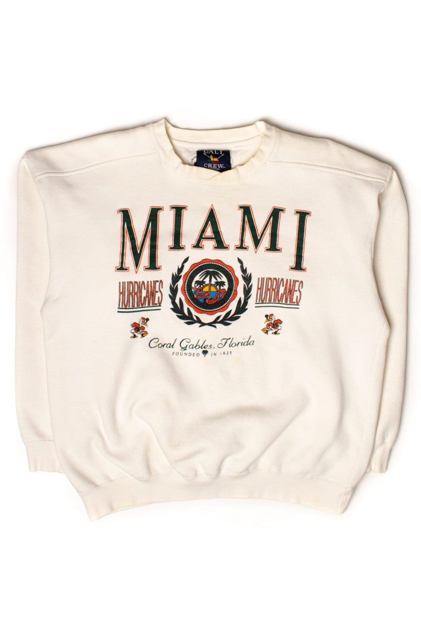 Vintage Miami Hurricanes Sweatshirt (1990s) 1