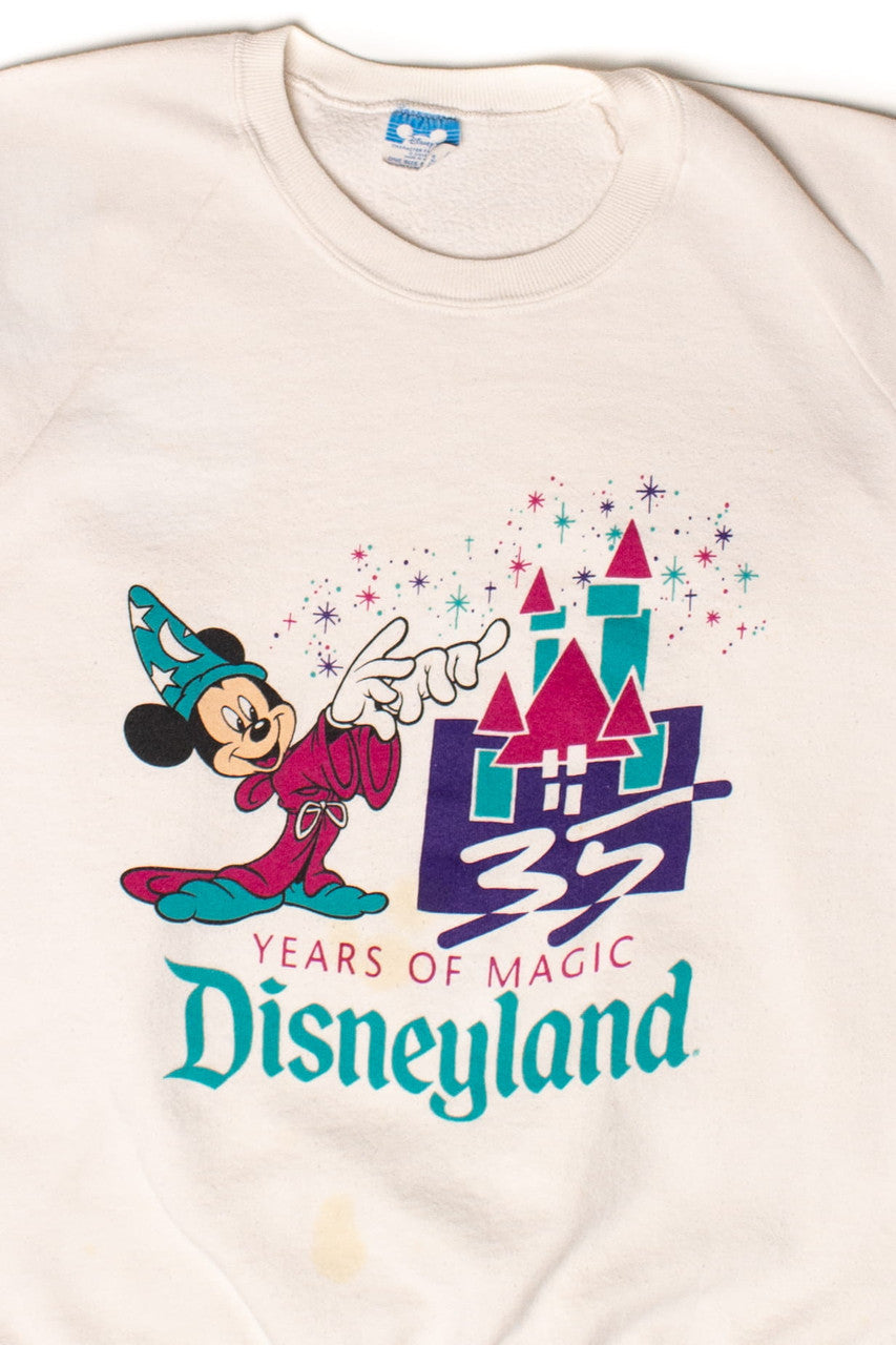 Vintage Disneyland 35 Years Of Magic Sweatshirt (1990)