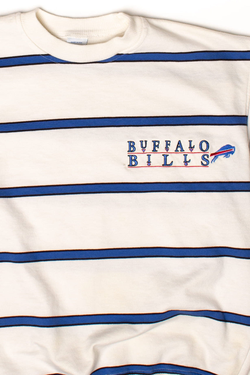 Vintage Striped Buffalo Bills Sweatshirt (1990s)