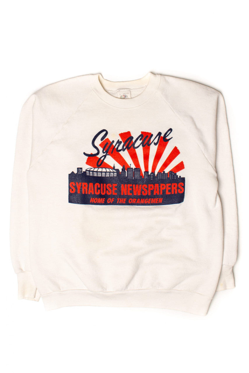 Vintage Syracuse Newspapers Sweatshirt (1980s)