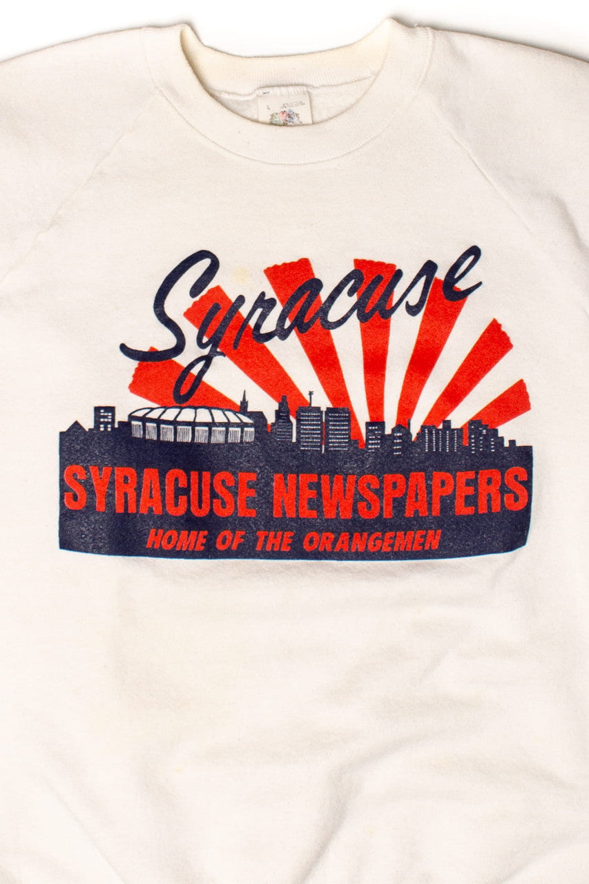 Vintage Syracuse Newspapers Sweatshirt (1980s)