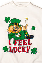Vintage I Feel Lucky Leprechaun Sweatshirt 2