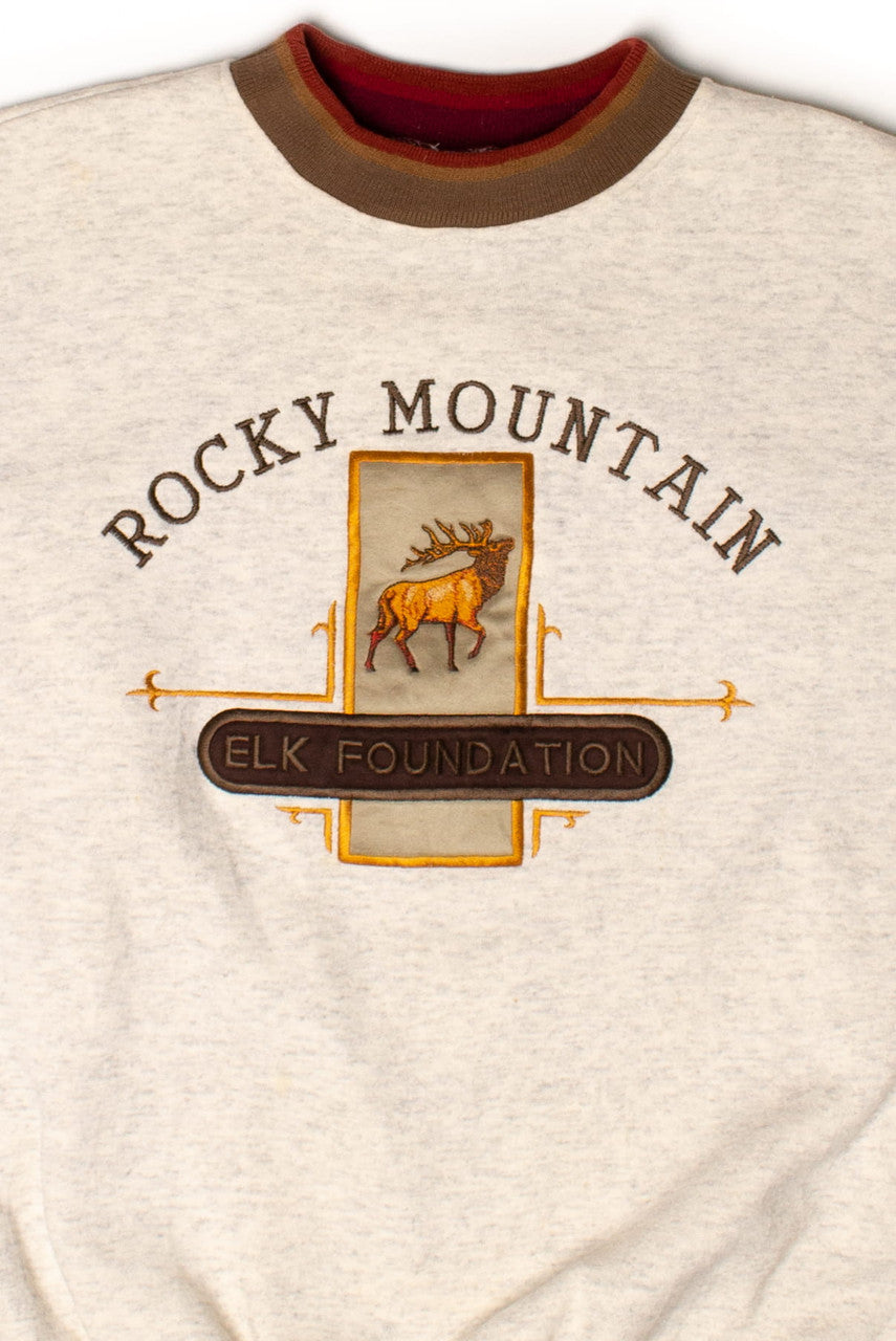 Vintage Rocky Mountain Elk Foundation Sweatshirt (1990s)