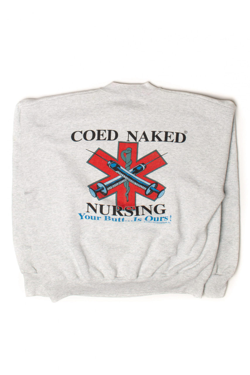 Vintage Coed Naked Nursing Sweatshirt (1990s)