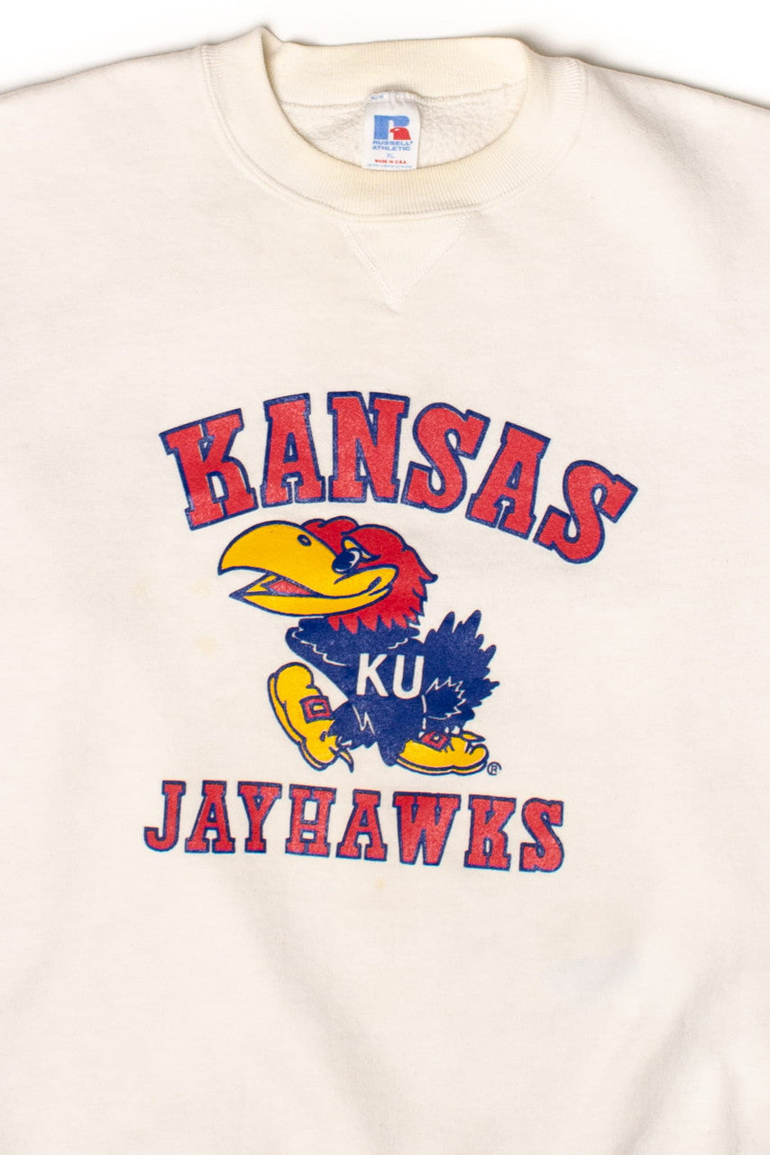 Vintage Kansas Jayhawks Sweatshirt (1990s) 1