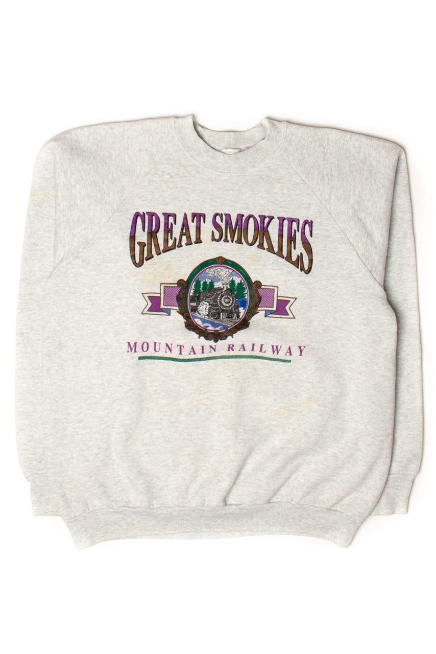 Vintage Great Smokies Mountain Railway Sweatshirt (1990s)