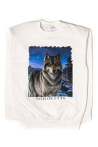 Vintage Silhouette Wolf Sweatshirt (1990s)