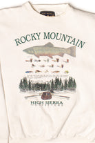 Vintage Rocky Mountain Fly Fishing Sweatshirt (1990s)
