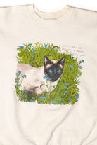 Vintage "Love Is Like A Cat" Sweatshirt (1990s)