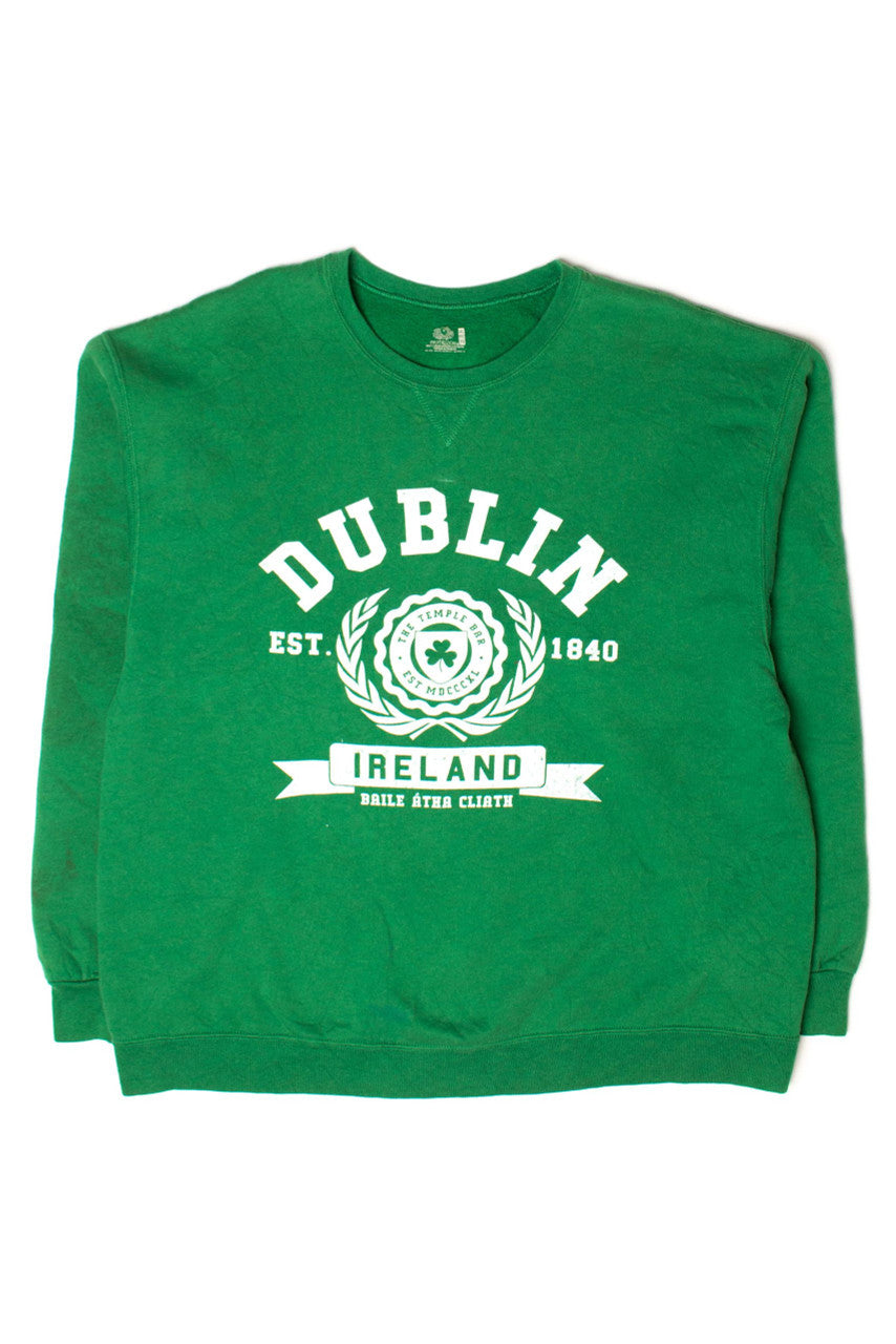 Ragstock Original Screen Print Dublin Ireland Sweatshirt