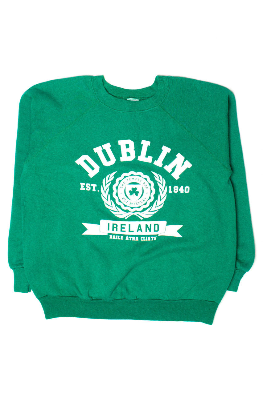 Ragstock Original Screen Print Dublin Ireland Sweatshirt 1