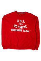 Ragstock Original Screen Print USA Olympic Drinking Team Sweatshirt