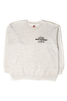 Ragstock Original Screen Print Gray Lucky Sweatshirt (L)