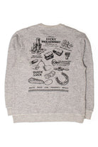 Ragstock Original Screen Print Gray Lucky Sweatshirt (M)