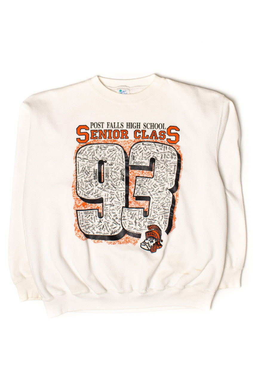 Vintage Post Falls High School Senior Class Sweatshirt (1993)