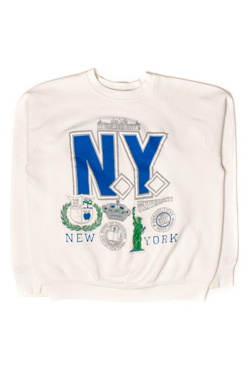 Vintage New York Institution Of Higher Learning Sweatshirt (1990s)