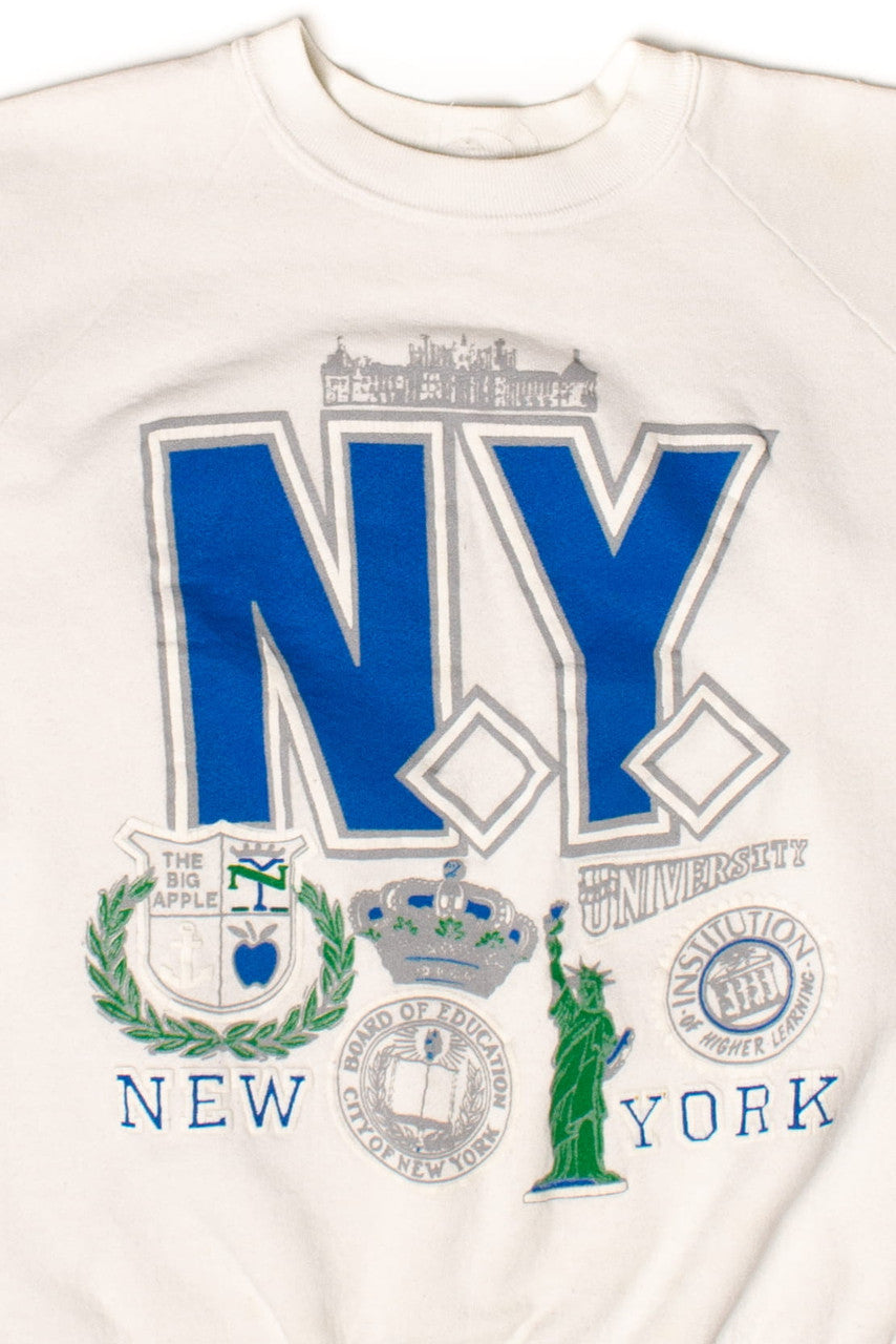 Vintage New York Institution Of Higher Learning Sweatshirt (1990s)