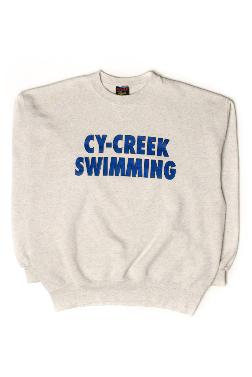 Vintage Cy-Creek Swimming Sweatshirt (1990s)