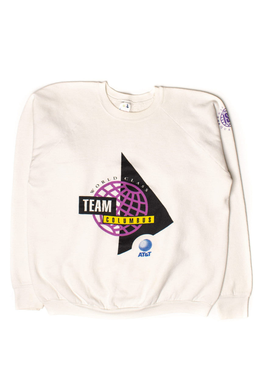 Vintage AT&T Team Columbus Sweatshirt (1990s)