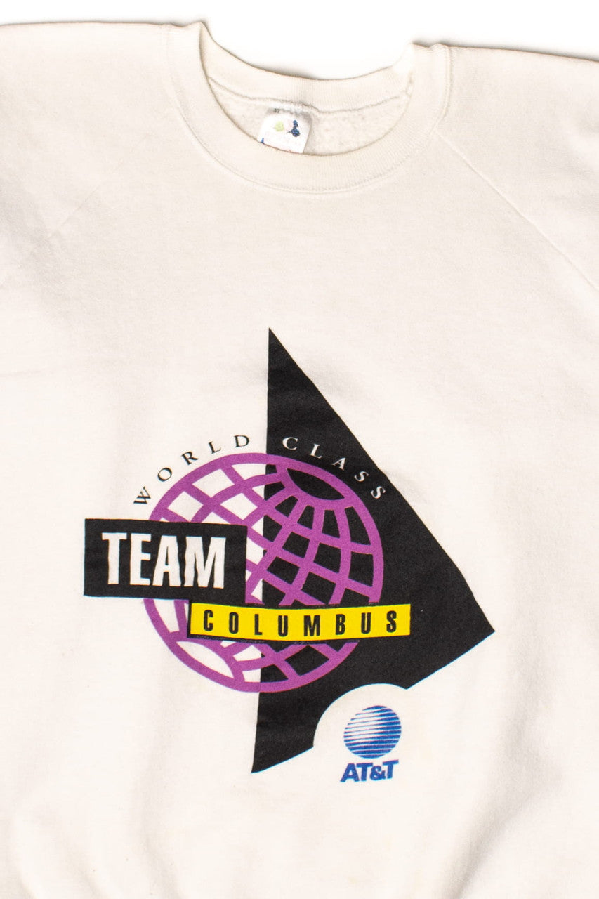 Vintage AT&T Team Columbus Sweatshirt (1990s)