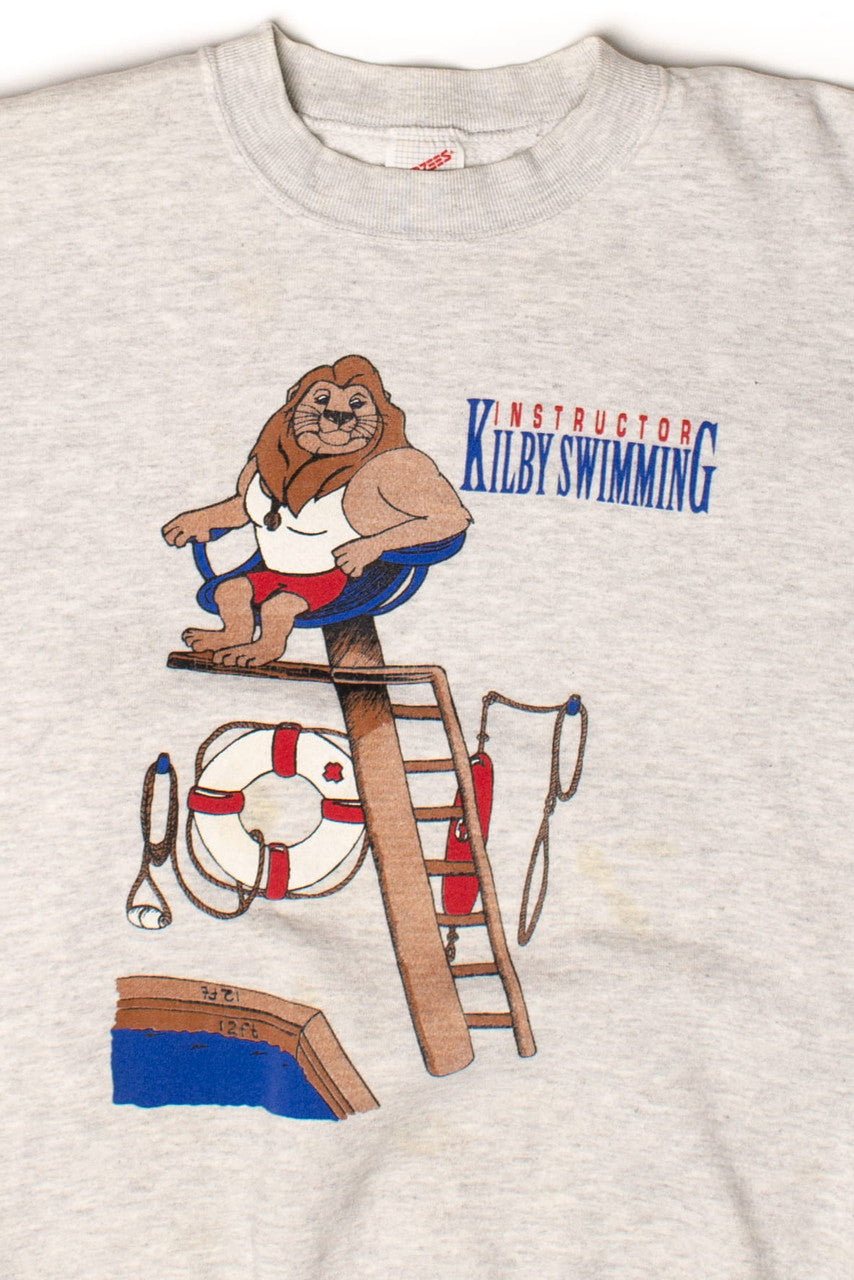 Vintage Kilby Swimming Instructor Sweatshirt (1990s)