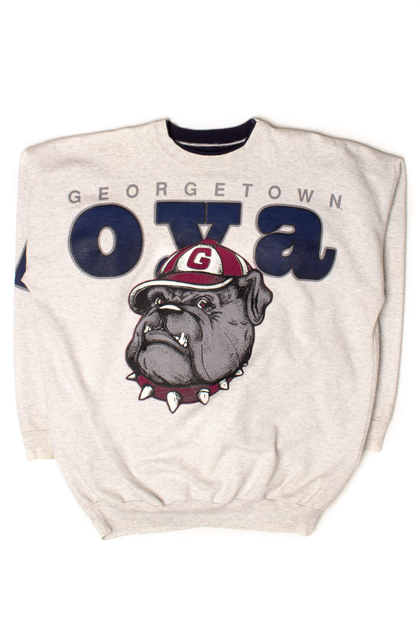 Vintage Spell Out Georgetown Hoyas Sweatshirt (1990s)
