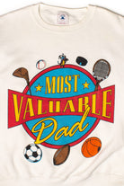 Vintage Most Valuable Dad Sweatshirt (1990s)