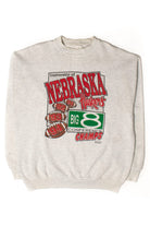 Vintage Nebraska Huskers 4 Straight Championships Sweatshirt (1990s)
