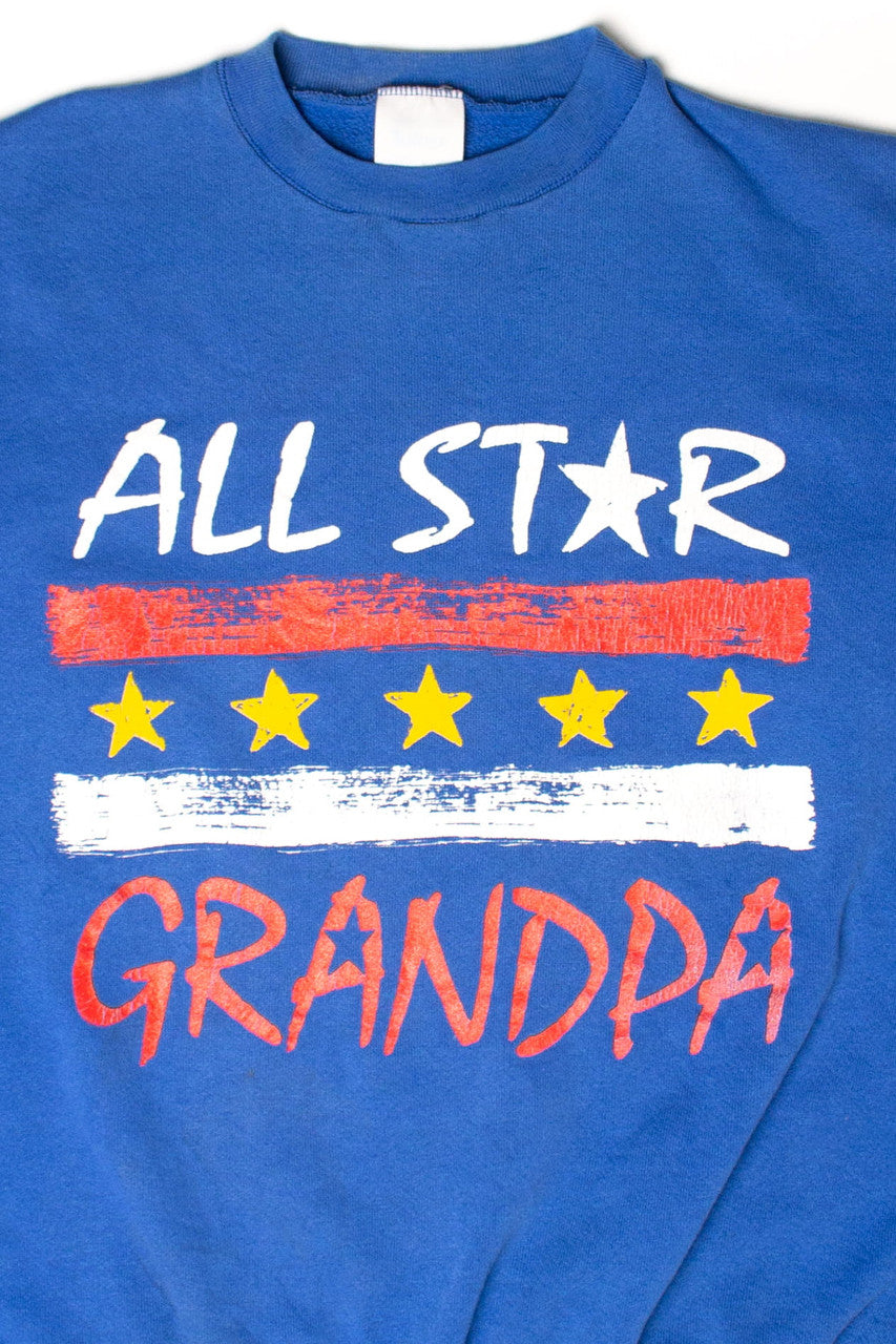 Vintage All Star Grandpa Sweatshirt (1990s)