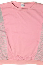 Vintage Pink & Gray 3/4 Sleeve Sweatshirt (1980s)