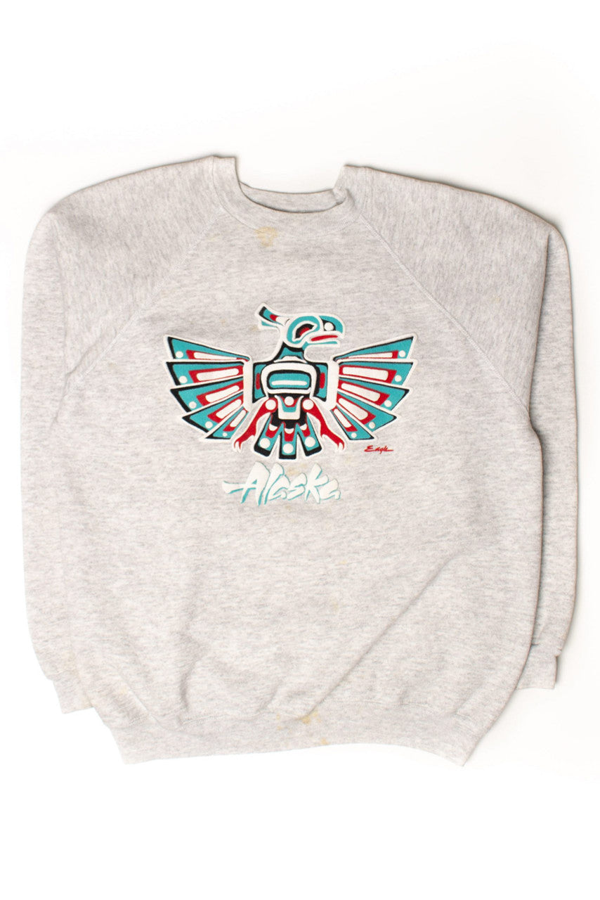 Vintage Alaska Eagle Sweatshirt (1990s)