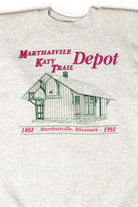 Vintage Marthasville Katy Trail Depot Sweatshirt (1992)