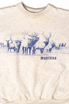 Vintage Montana Moose Pocket Sweatshirt (1990s)