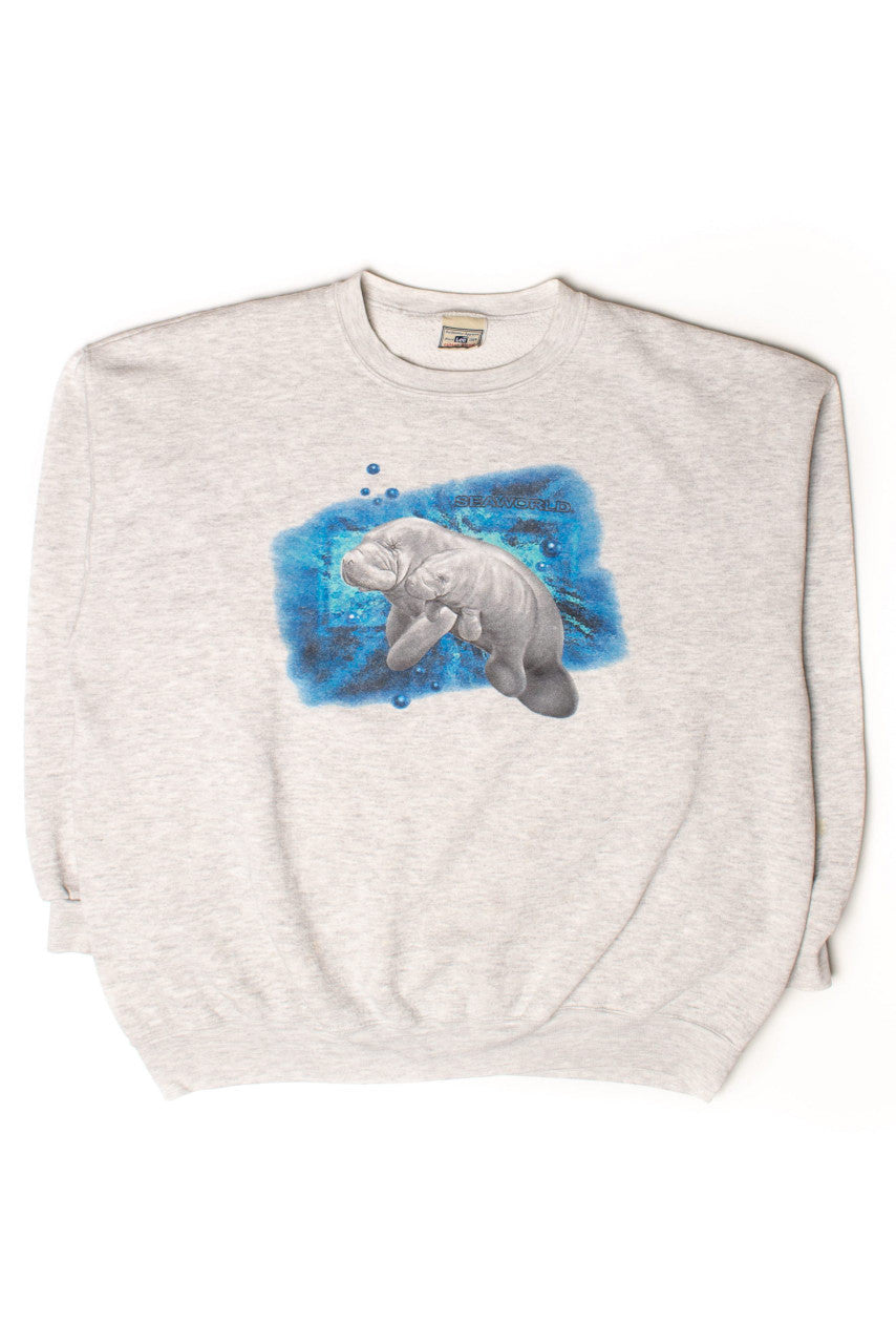 Vintage Sea World Manatees Sweatshirt (1990s)