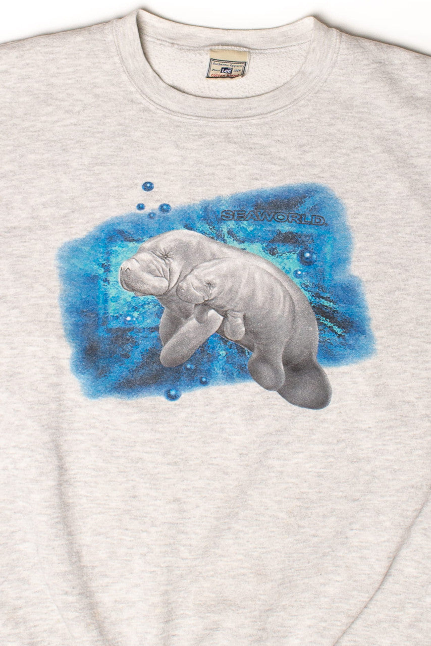 Vintage Sea World Manatees Sweatshirt (1990s)