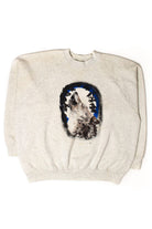 Vintage Howling Wolf Sweatshirt (1990s)