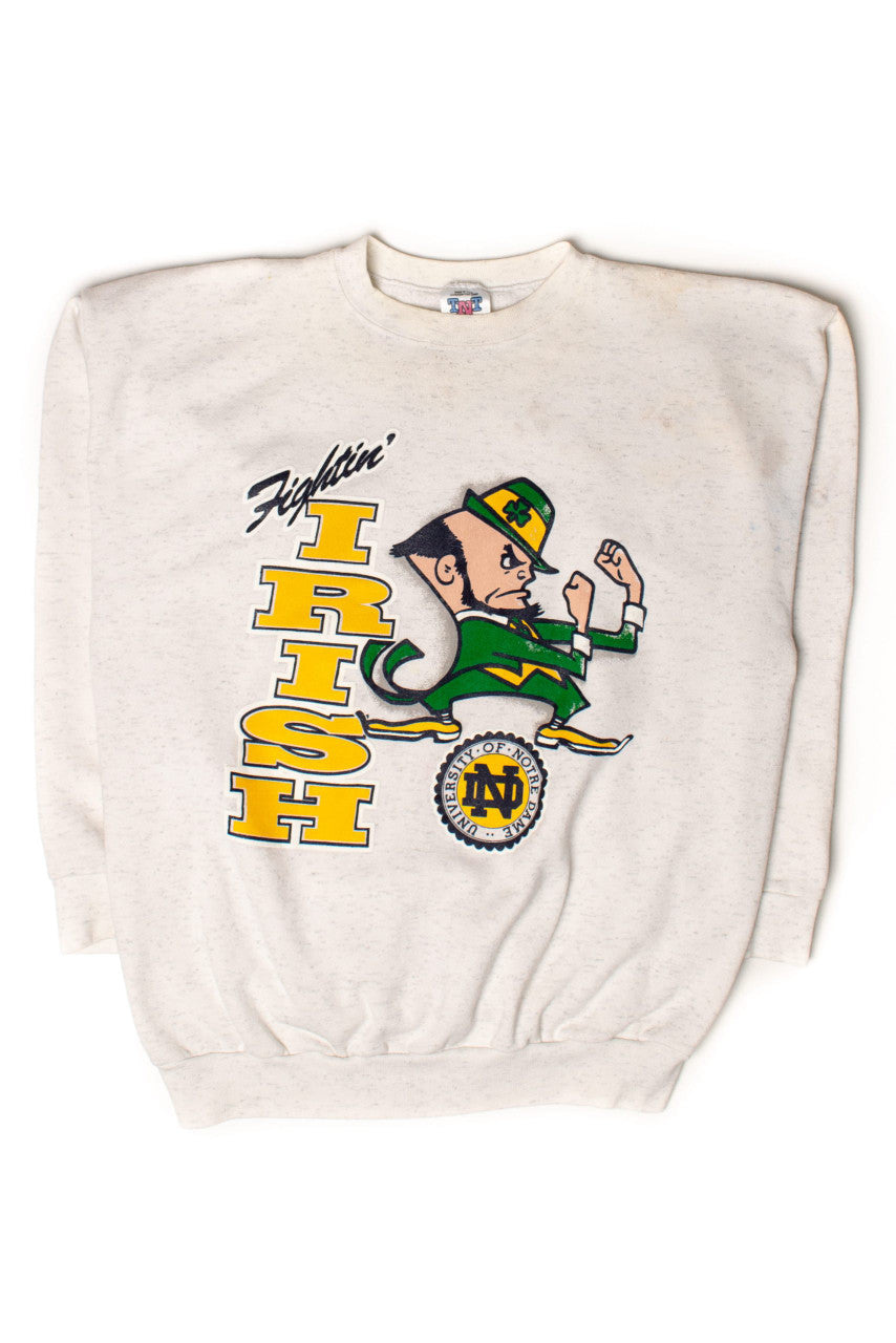 Vintage Notre Dame Fightin' Irish Sweatshirt (1990s) 2