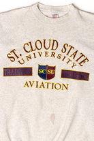 Vintage St. Cloud State University Aviation Sweatshirt (1990s)