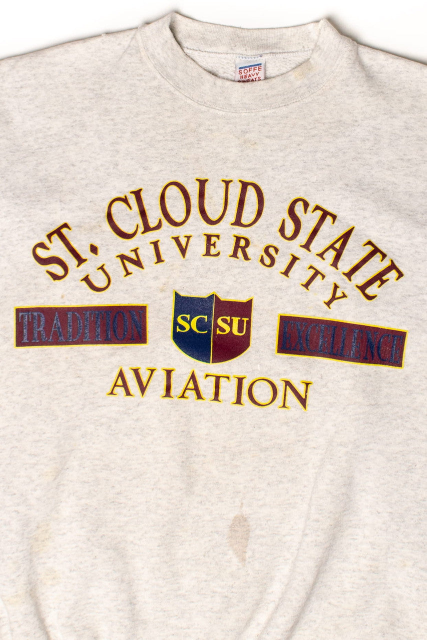 Vintage St. Cloud State University Aviation Sweatshirt (1990s)