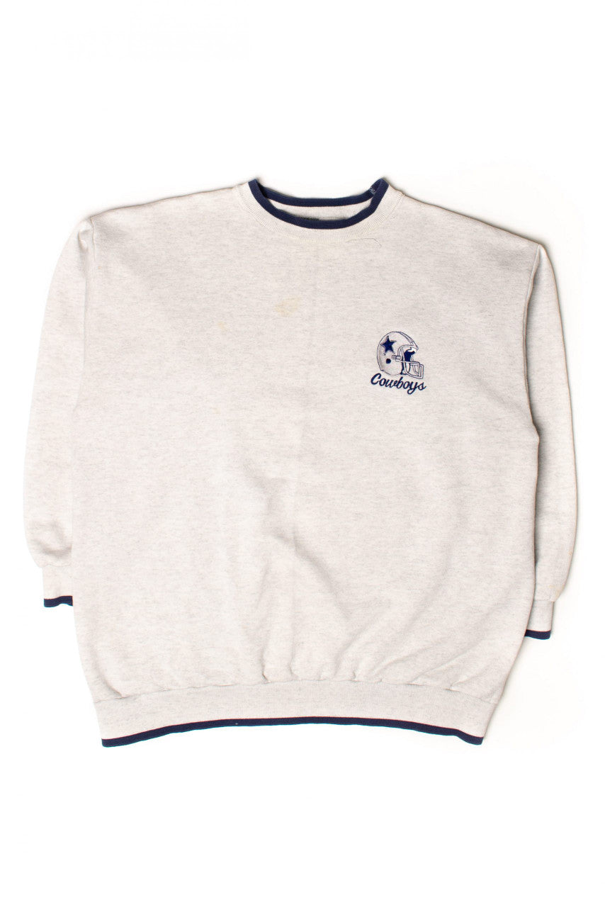 Vintage Embroidered Dallas Cowboys Sweatshirt (1990s) 1