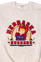 Vintage Nebraska Huskers Cartoon Sweatshirt (1990s)