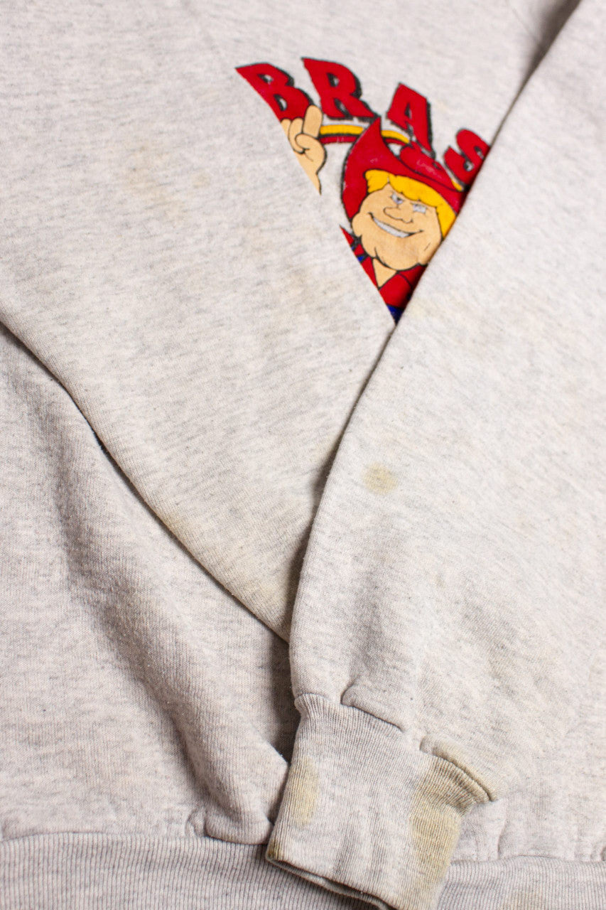 Vintage Nebraska Huskers Cartoon Sweatshirt (1990s)