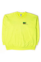 Neon Green Earth Services Sweatshirt (2000s)