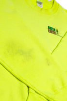 Neon Green Earth Services Sweatshirt (2000s)